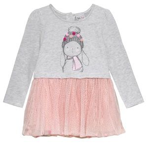 Mesh Skirt Dress- Long Sleeve, size 6-9m